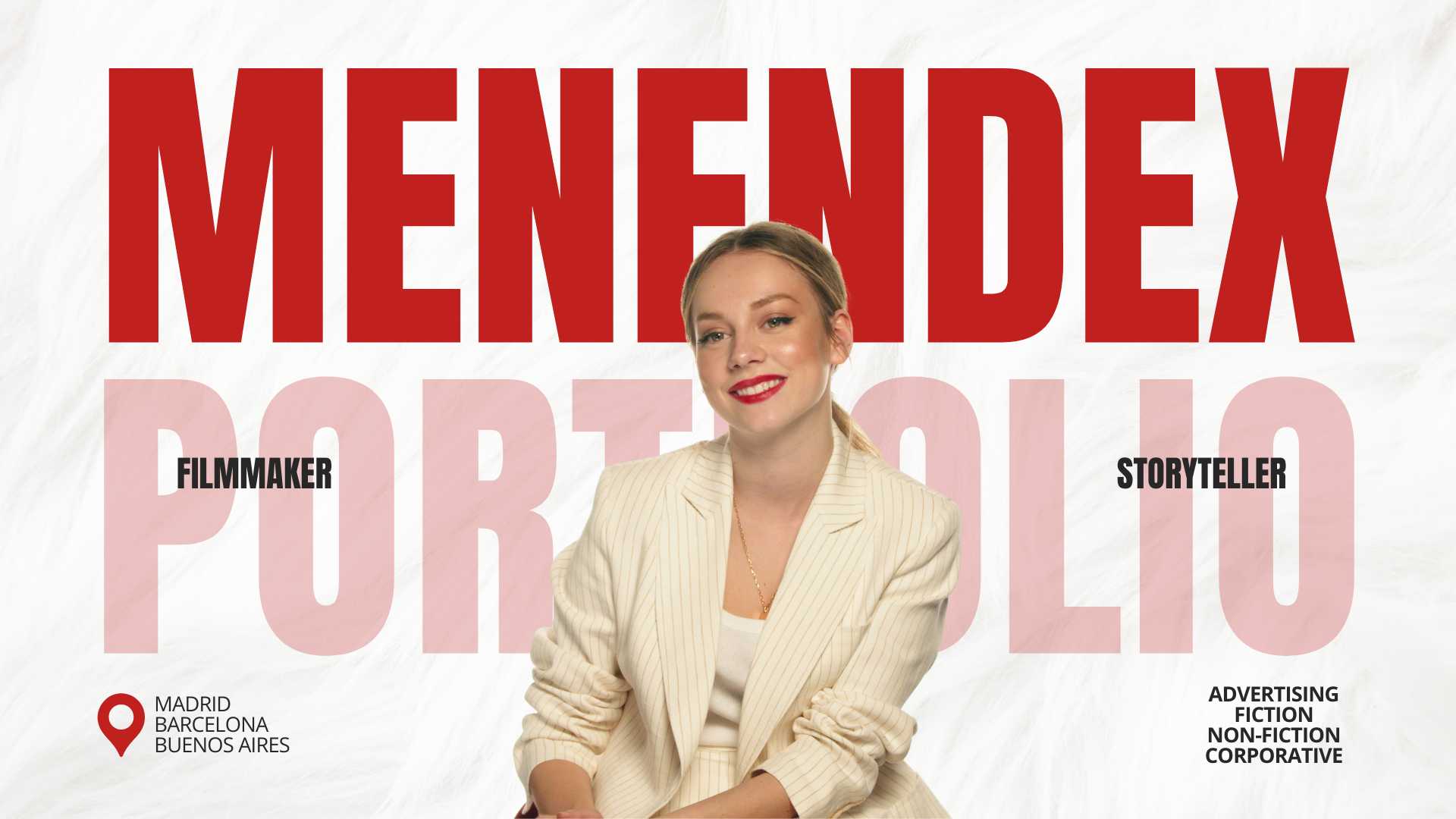 Menendex — Filmmaker & Storyteller. Madrid · Barcelona · Buenos Aires.